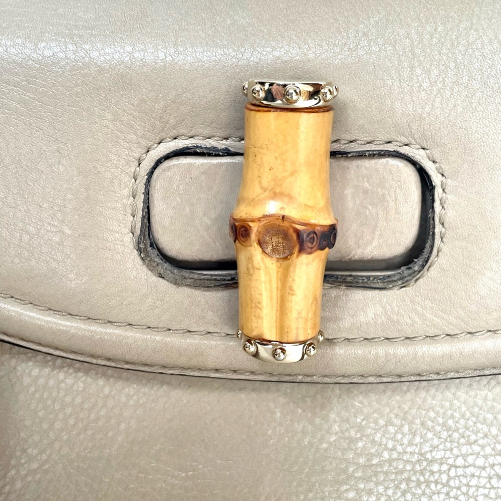 🔶FREE SHIPPING 🔶Gucci Bamboo 1947 Top Handle Crossbody - Picture 15 of 16